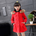 Meninas casacos de inverno fotos XMAS moda vermelho populares casacos de roupas crianças casacos de inverno italiano casaco de pele meninas casaco de moda